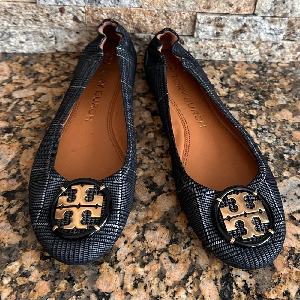 Tory Burch Ballet Flat Prince of Wales